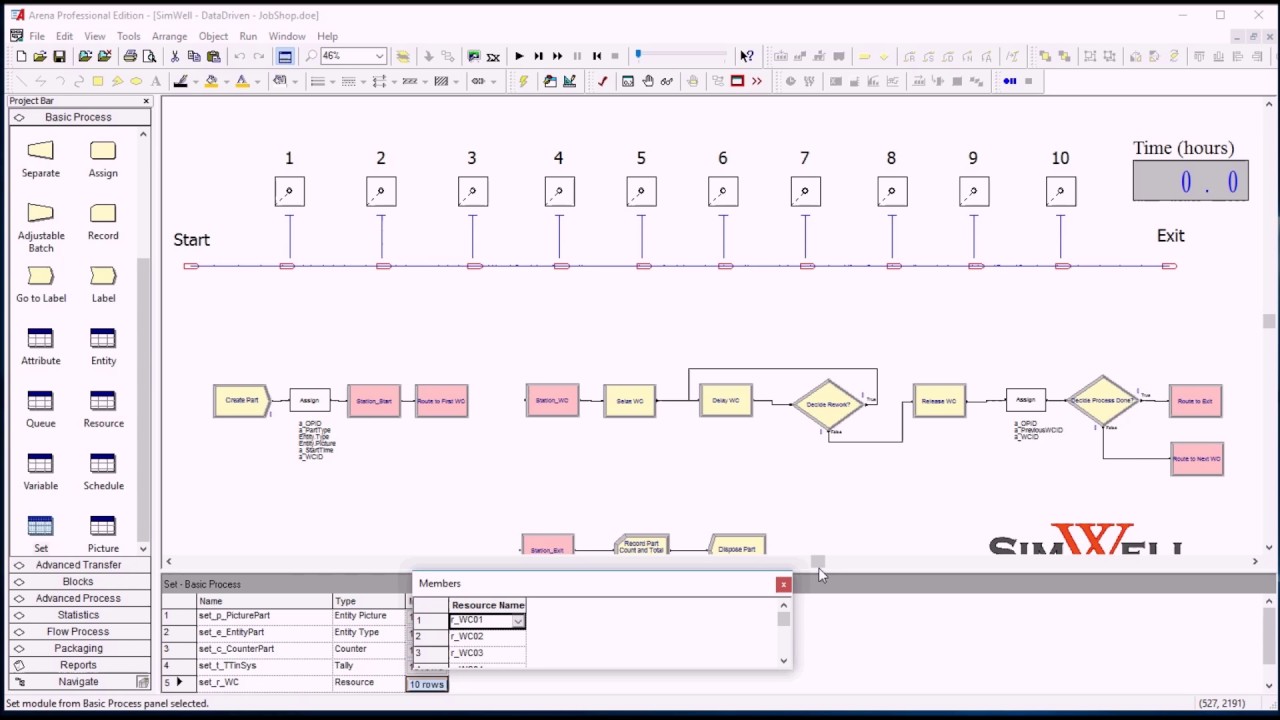 make perfect and professional arena simulation models