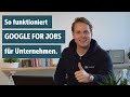 Wie funktioniert google for jobs