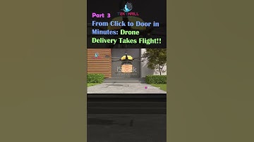 From Click to Door in Minutes: Drone Delivery Takes Flight! PART 3 #viralvideo #trending #viralvideo