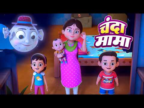 Chanda Mama Door Ke + More Rhymes | चंदा मामा l Hindi Rhymes And Kids Songs l Misty TV