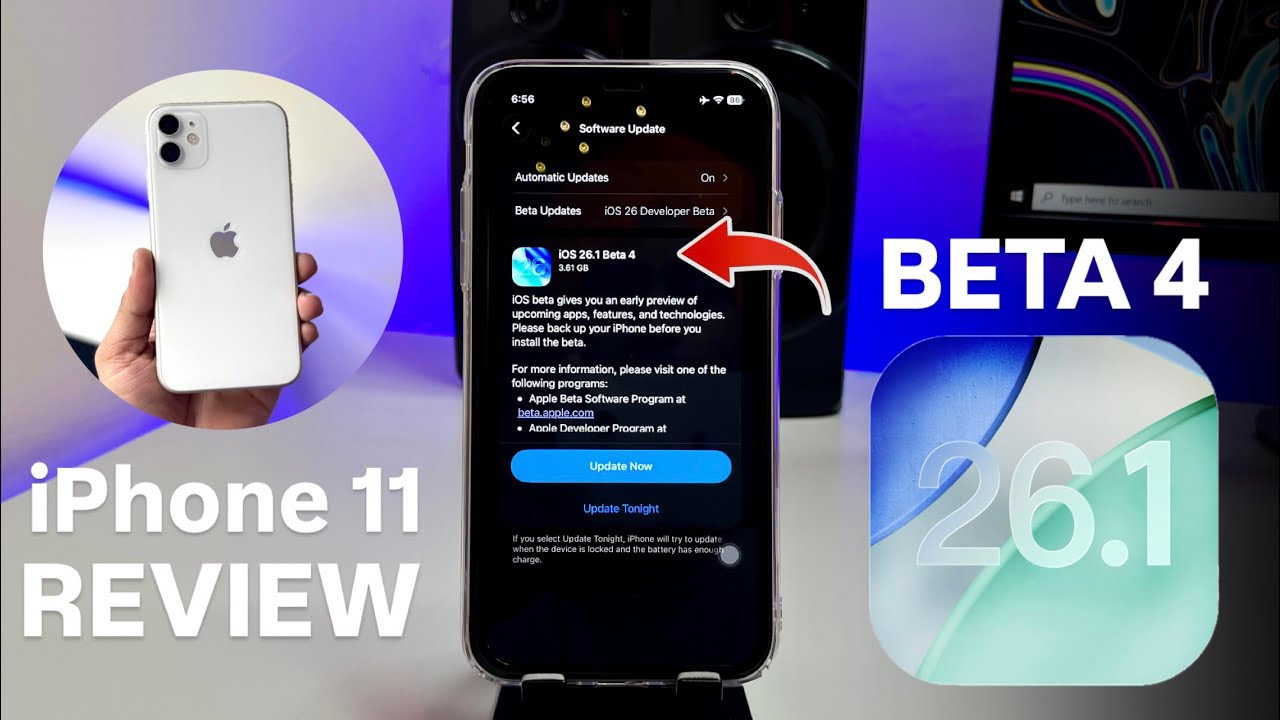 iOS 26.1 BETA 4 REVIEW On iPhone 11 - Should You Update iOS 26.1