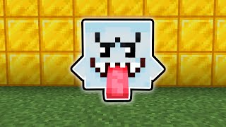 I made Boo in MINECRAFT