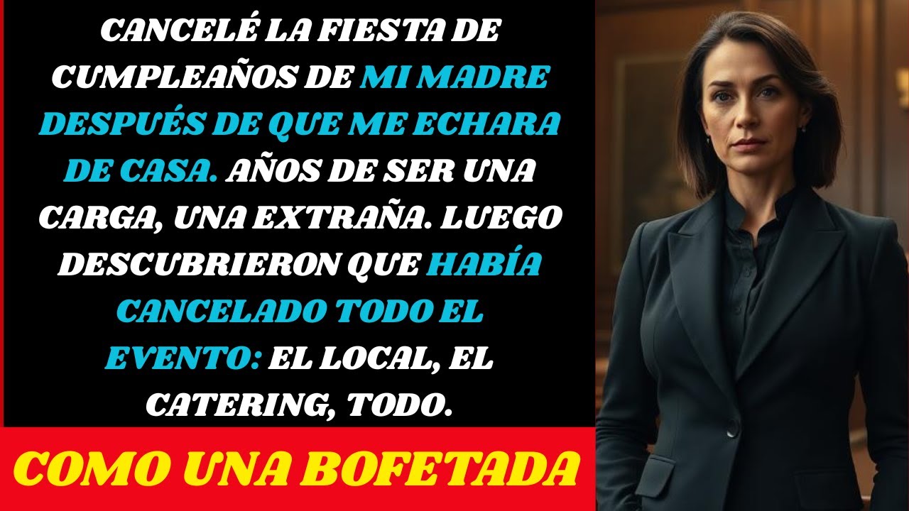 Cancelé la Fiesta de Cumpleaños de Mi Madre Después de Que Me Echó de Casa… Pero Luego…