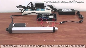 Contrôleur Sans Fil Pour Contrôler Moteur d’Actionneur Linéaire Via Votre Téléphone Portable