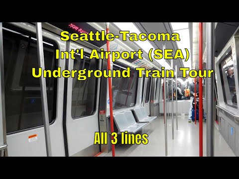 Get An Inside Look At The Seatac Airport's Underground Train System!