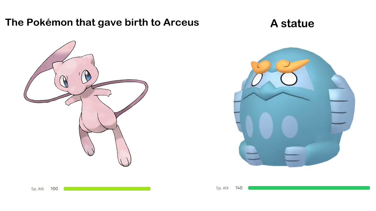 Pokemon stats logic be like