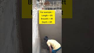 Download Lagu Sump calculation | 5 pillars Construction pvt ltd | #shorts  #youtubeshorts #sump MP3