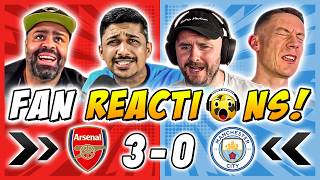 Man City Fans Depressed Reactions To Arsenal 3-0 Man City Community Shield Fan Reactions