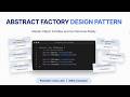 🚀 Abstract Factory Design Pattern | LLD Interview Preparation 🔥