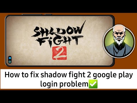 How to fix shadow fight 2 google play login problem 2024 | Shadow fight 2 login problem