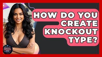How Do You Create Knockout Type? - Graphic Design Nerd