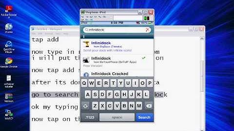 How to scroll back and forth in your dock with infinidock