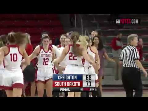coyotes don edwards WBB Highlights: South Dakota 73, Creighton 68