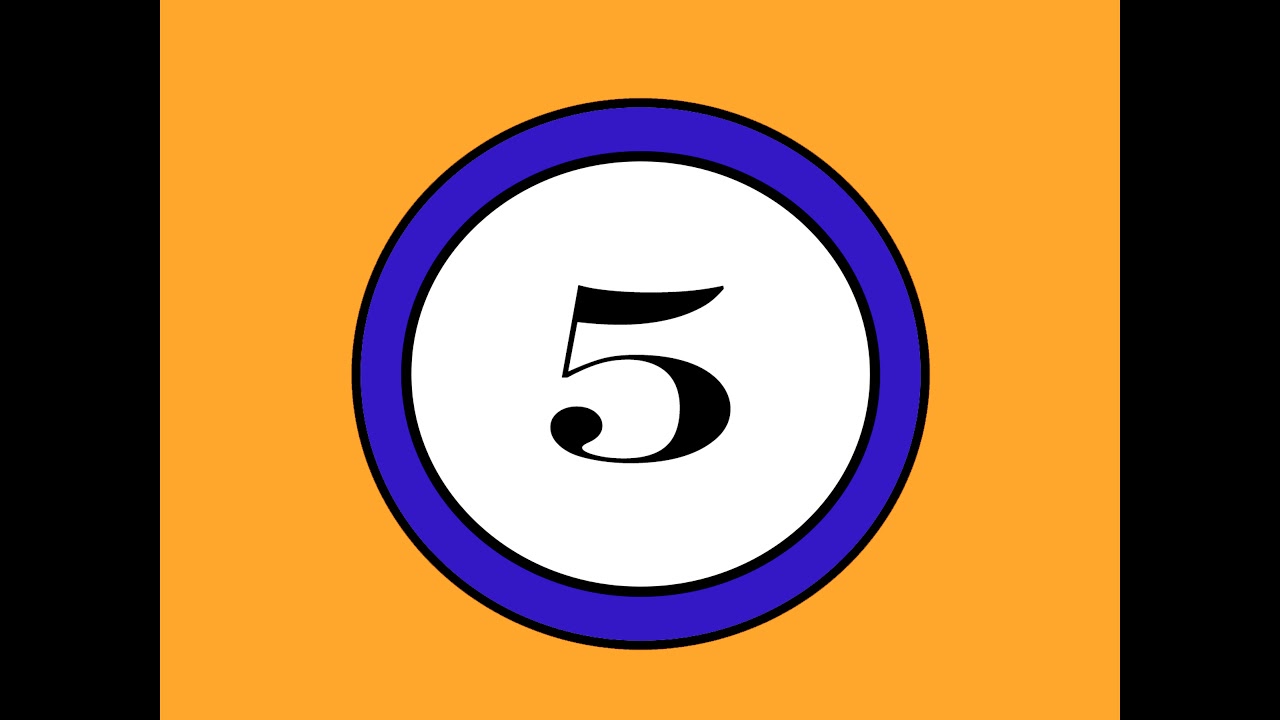 Countdown from 5 YouTube