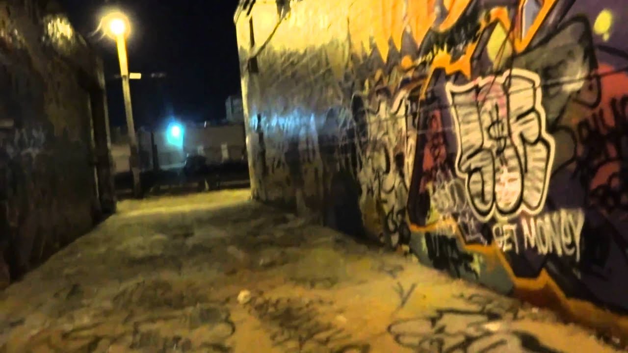 Stabilized MD graffiti alley: Baltimore photographer HX9V test + YouTube Stabilizer