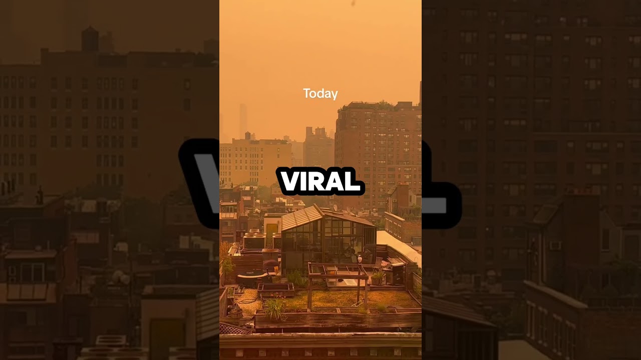 if the sky turns orange above you, call the cops immediately 😨