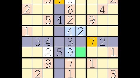 How to Solve Globe and Mail Sudoku  Five Star?  5 May, 2024