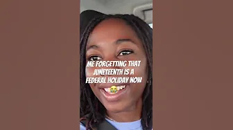 Is Juneteenth as a federal holiday necessary? #vlog #dayinthelife #minivlog #videocamera thumbnail