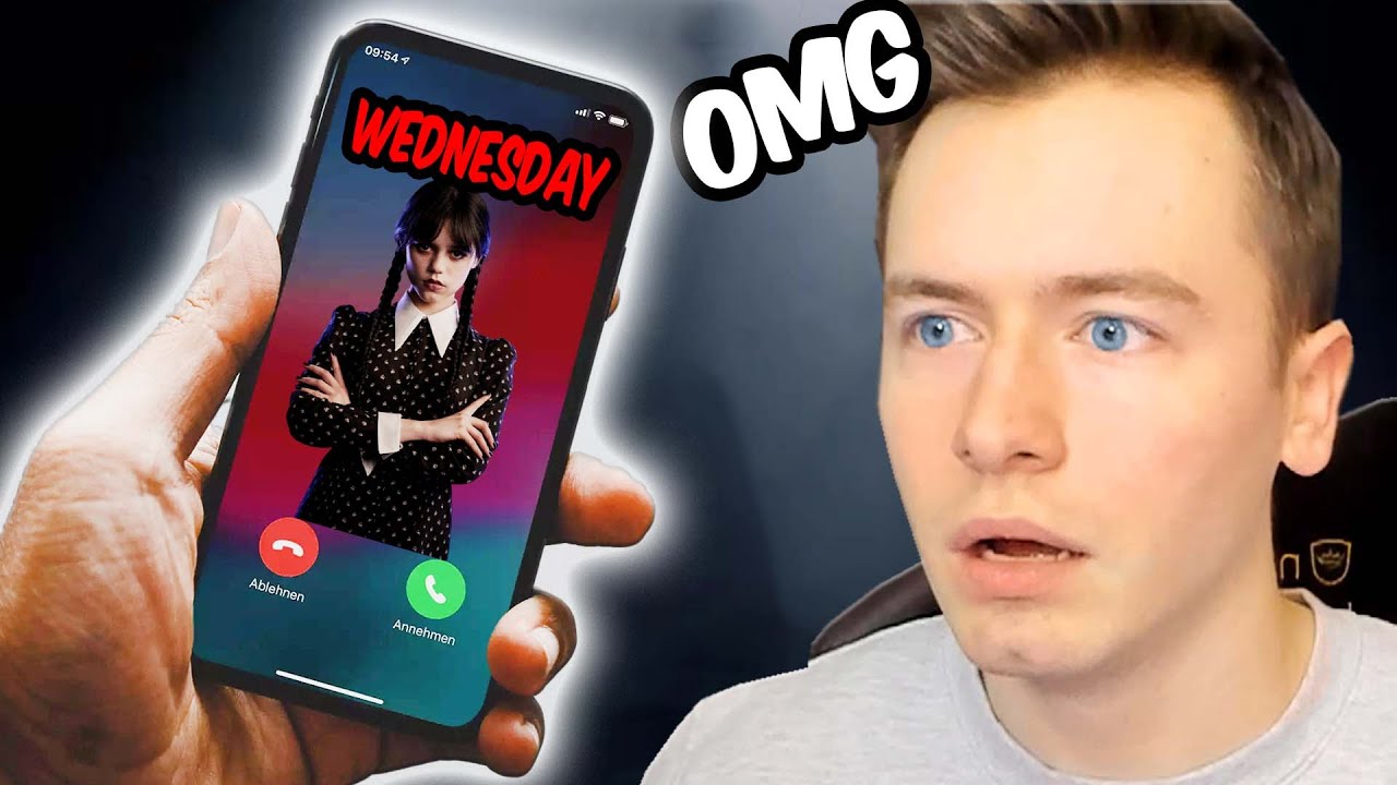 Er ruft WENDESDAYS Telefonnummer an!😱
