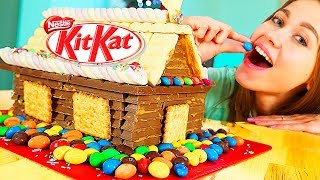 KIT-KAT CHRISTMAS CAKE with m&ms! Anny May