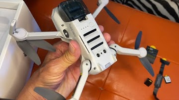How to open the propeller arms of the dji mini 2 drone