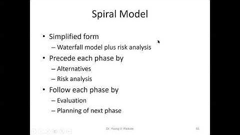 The Embedded System Life Cycle Spiral Model Lecture 14
