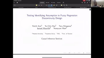 Ismael Mourifie: Testing Identification assumptions in Fuzzy Regression Discontinuity Designs