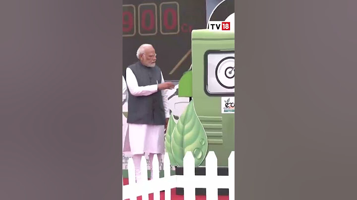 PM Narendra Modi Flags Off Green Mobility Rally In Bengaluru | #Shorts | CNBC-TV18