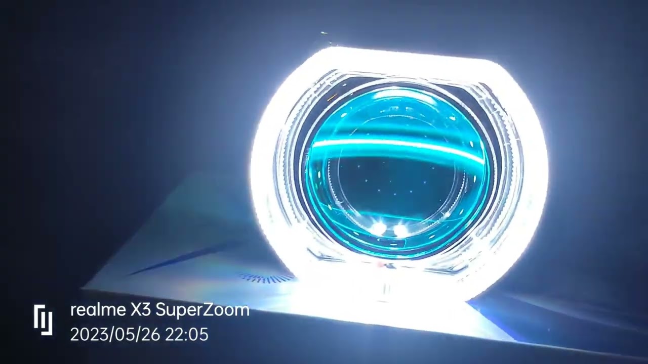 Projector Biled 2,5 Inch plus shroud dan devil eye 45watt high low