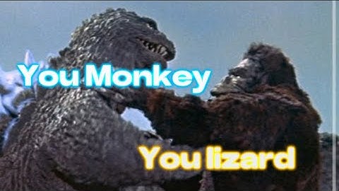 If kaiju could talk in King Kong vs Godzilla (1962)