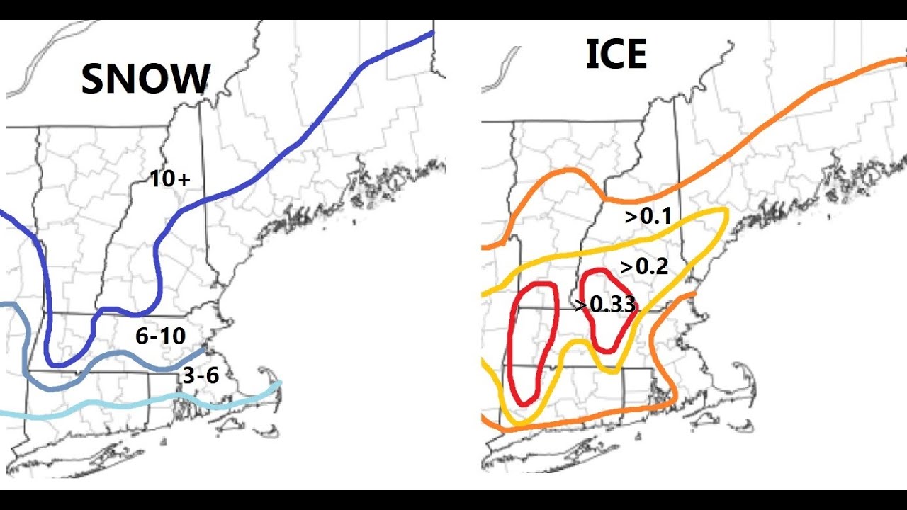 Snow and Ice Storm Feb 15 and 16 - YouTube