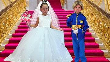 Alice dress up in new princess dress & dreams of a Prince