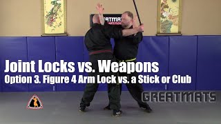 Hapkido Figure 4 Arm Lock vs. Stick Attack: Self Defense Series #6