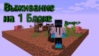 ВЫЖИВАНИЕ НА 1 БЛОКЕ 1#|Minecraft майнкрафт