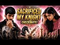 She Didn’t See This Coming… Knight Sacrifice! 😈♟️#chess
