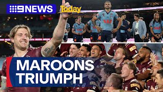 Maroons silence packed Sydney crowd with victory in the Origin decider | 9 News Australia