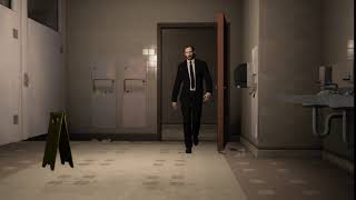 john wick dances in a bathroom to some familiar music