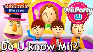 Wii Party U - Do U Know Mii?/What Do They Think You Are? (4 Players, Maurits, Rik, Myrte, Leon)