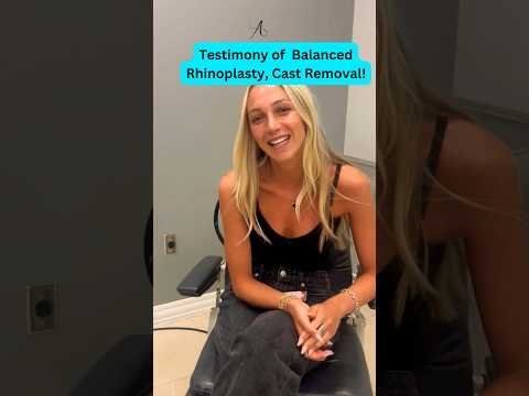 Video thumbnail: Testimony of Balanced Rhinoplasty, cast removal with Dr. Sajjadian! · Ali Sajjadian