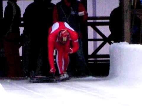 2009-2010全日本スケルトン選手権大会　スタート(田中孝和)