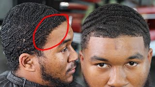 WOW I HAD TO SAVE THIS CLIENTS HAIRLINE!/ WAVERS HAIRCUT/ FADED BEARD/ BARBER TUTORIAL