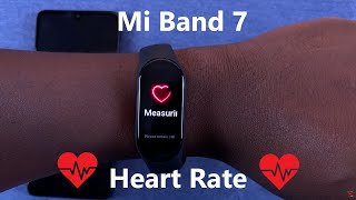 How To Measure Your Heart Rate On Xiaomi Smart Band 7 | Mi Band 7 screenshot 5