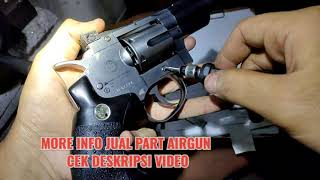 How to fix cylinder airgun revolver(Tips, cara mengatasi silinder revolver goyang, wg733, rcf m36)