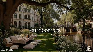 Cozy Morning Soft Jazz Music | Jazz Relaxing Music in Refreshing Outdoor Ambience for Study & Work screenshot 5