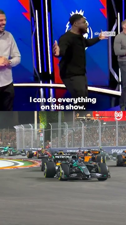Micah Richards as an F1 commentator was not on my bingo card #f1 #shorts