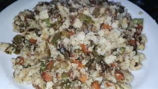رز بالخضار دايت بدون رز  cauliflower rice with vegetables