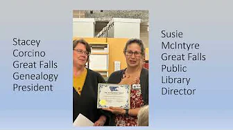 Great Falls Public Library Al Huntsman Award Presentation