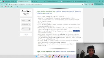 Tugas 1A- Pengolahan Data Dinamis Menggunakan Framework CodeIgniter 4