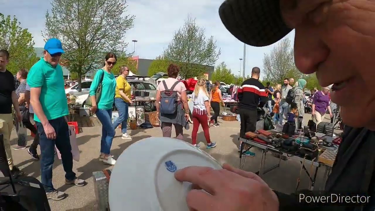 Augsburg Flohmarkt 14.04.24.Ogrom!😀😁