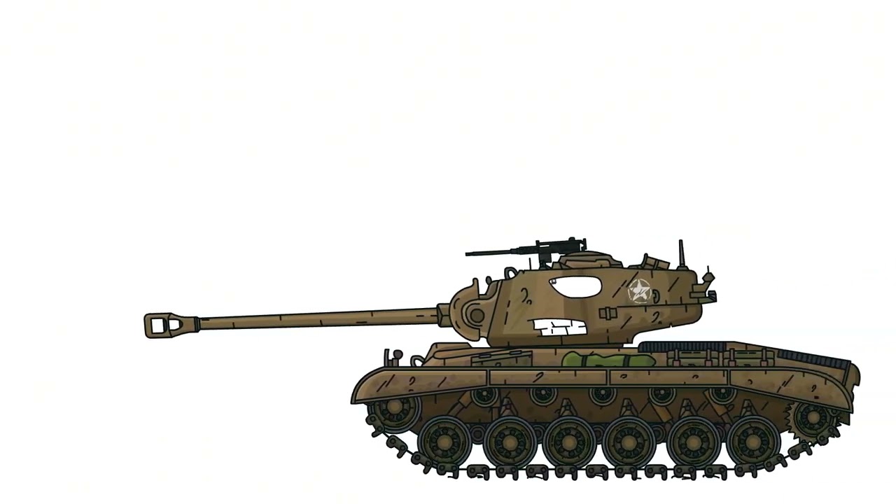 Тест Pershing - Мультики про Танки